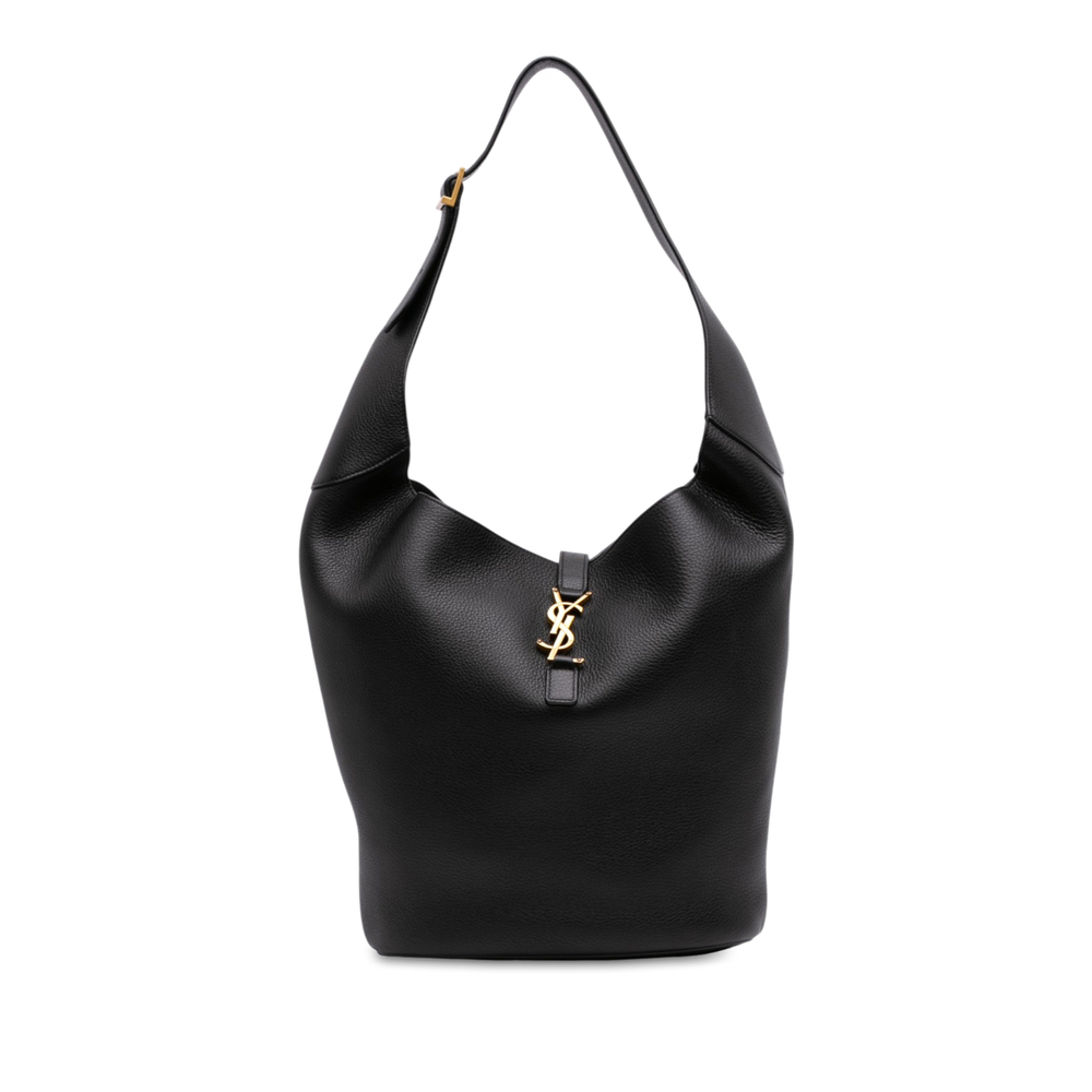 Pre-Loved Saint Laurent Grained Calfskin Le 5 a 7 Hobo